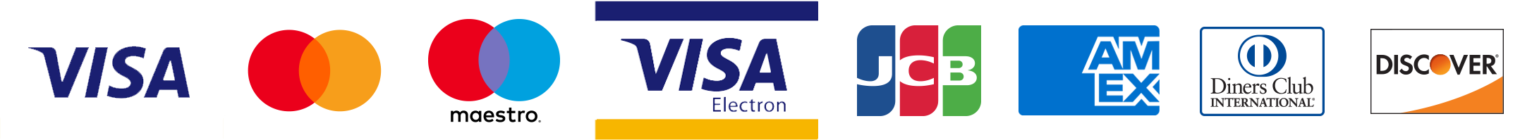 Accepted payment methods
