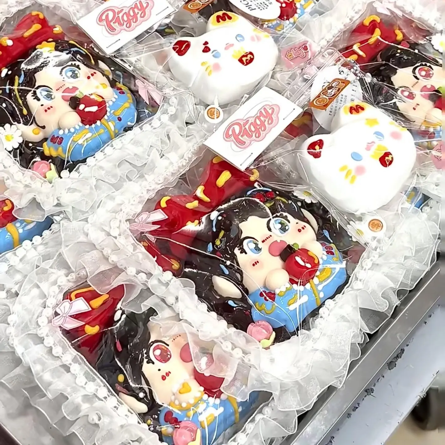 Cartoon Series cute character squishy toy collection