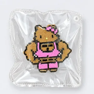 Sanrio Hello Kitty Pixel Muscular Kitty Slow Rising Squishy Toy